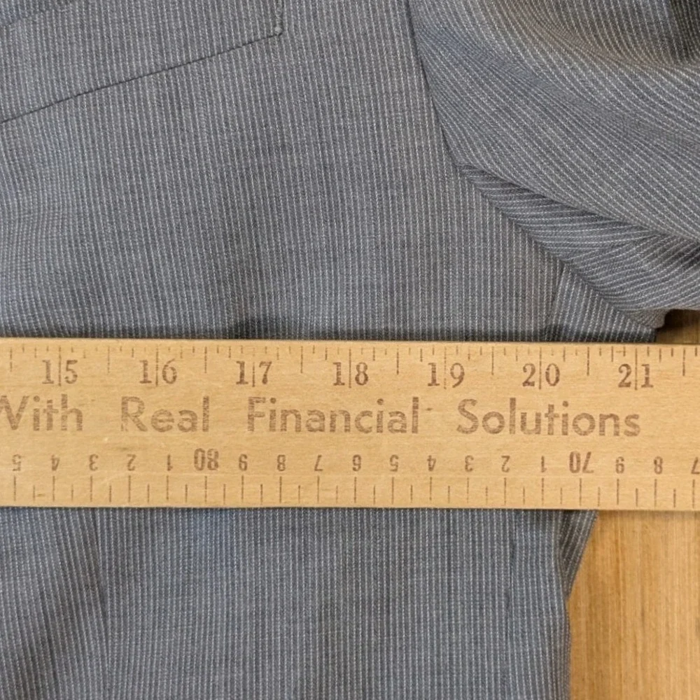 Banana Republic Modern Fit Blazer Mens 44R Grey Wool Blend Sport Coat Cocktail